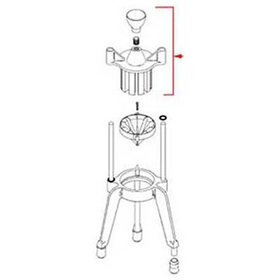 Vollrath 316 Head (6 Section, With Knob)