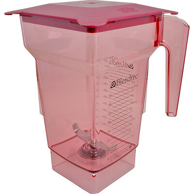 Blendtec 100367 4-Sided Jar With Lid 75 Oz Red