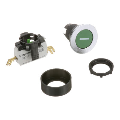 Robot Coupe ROB502174 Robot Coupe Blixer Green 'On' Switch Assembly, (5V, 6V)