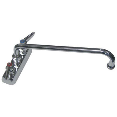 T&S Brass B1113 Deck Mount Faucet W/12" Spout 4" CTRS