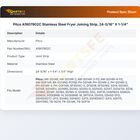 Pitco A1907902C Fryer Joining Strip 24-5/16" X 1-1/4" SS