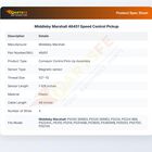Middleby Marshall 46451 Conveyor Control Pick-Up Kit