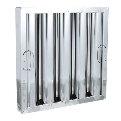 Component Hardware Group F50-1616 16x16 S/S Baffle Hood Filter, Type 6