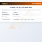 Accutemp AT0E-3617-2  Air Pressure Switch