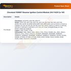 Cleveland 109967 Steamer Ignition Control Module 24V F429 Ca-145