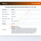 Frymaster 8100155 Nat Pilot Kit W/ flame Pattern, 1/4" CCT Tube