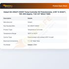 Hobart 00-416471-00001 Temperature Controller 3/16" D-Shaft 150&deg;F to 450&deg;F
