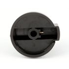 Star Mfg 2R-Z1854 Black Pointer Knob 1-7/8" DIA Mount 0.25" Round