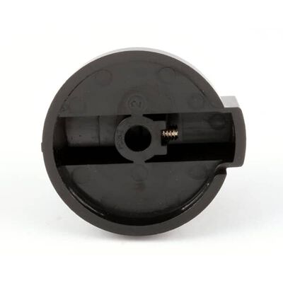 Star Mfg 2R-Z1854 Black Pointer Knob 1-7/8" DIA Mount 0.25" Round