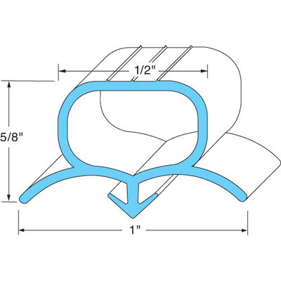 Beverage Air 712-025D-02 Cabinet Gasket
