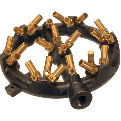 Allpoints 1561005 Wok Burner (9"OD,NAT,W/23 Jets)