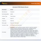 Cleveland 41350 Steamer Buzzer