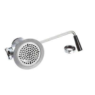 T&S Brass B-3942-XS Waste Drain Valve Short Twist Handle 3" X 2"