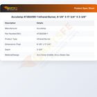 Accutemp AT2B2099-1 Infrared Burner