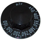 Montague 30294-5 Thermostat Knob 2-1/4" DIA, OFF-450-100F, Mount .187", Position Right