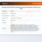 Beverage Air 502-414D Air and Water Contactor Control Relay, 110/120 Volt, 30 Amp