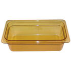Cambro 34HP-150 Hot Pan 1/3 X 4-150 Amber