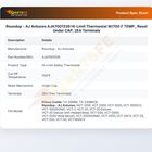 Roundup - AJ Antunes AJA7001339 Hi-Limit Thermostat W/700 F TEMP , Reset Under CAP, 2EA Terminals
