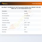 Star Mfg 2T-1421B8703 Thermostat S 24" CAP 3/8" X 5-1/8" 200-400&deg;F