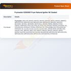 Frymaster 8260981 Fryer Natural Igniter W/Gasket