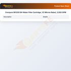 Everpure 961200 BH Water Filter Cartridge, 1/2 Micron Rated, 3,000 GPM