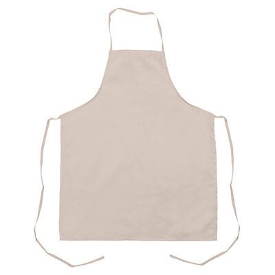 KNG 1033LTP Bib Apron Light Taupe 32"
