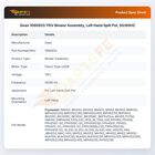 Dean 1060933 Blower Assembly 115V 50/60Hz