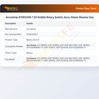 Accutemp ATOE3336-1 S3 Griddle Rotary Switch, Accu-Steam Steamer Gas