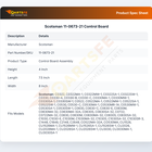 Scotsman 11-0673-21 Control Board