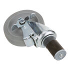 AyrKing B240 Swivel Caster W/Break 5" Stem 300 LBS Capacity 1-5/8" OD Tubing