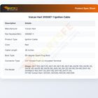 Vulcan Hart 355087-1 Ignition Cable