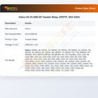 Hatco 02.01.098.00 Toaster Relay, DPDTP, 35A 240V