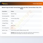 Market Forge 10-8262 Thermal Delay Relay 3A 115V