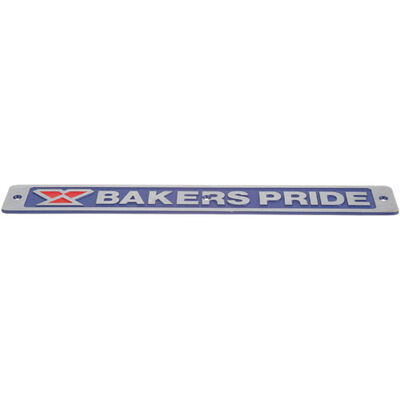Bakers Pride 2M-U1043A Nameplate