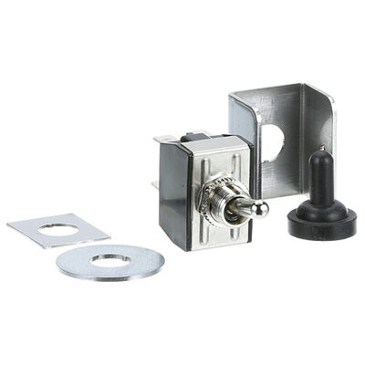 Winston Products PS-2304 Toggle Switch Retrofit Kit W/  Boot & Hardware, 4 x 1/4" Tab Terminals