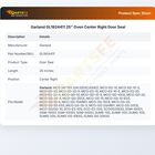 Garland GL1924411 25" Oven Center Right Door Seal