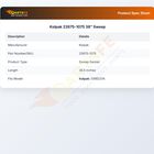 Kolpak 22675-1075 38" Sweep
