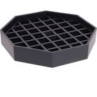 Bar Maid CR1451B Tray Drip W/Grid Black 4-1/8"