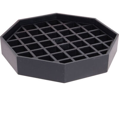 Bar Maid CR1451B Tray Drip W/Grid Black 4-1/8"