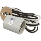 Star Mfg Y1391 31" Wire Lead Porcelain Bulb Socket W/ 7/8" MT CTRS, 1-1/2" DIA X 1-3/4" Long