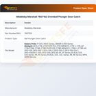 Middleby Marshall 7607103 Ovenball Plunger Door Catch