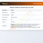 Blakeslee 12488 Solenoid Valve 3/4" 110-120V 50/60Hz