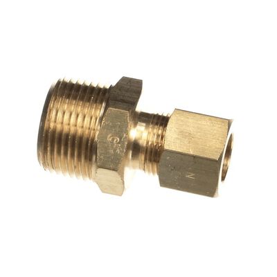 Crown Steam 9768-15 Convection Steamer Compression Connector Brass 1/2" x 3/4" MPT
