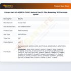 Vulcan Hart 00-409839-00001 Range Pilot Burner