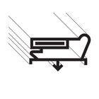 Traulsen 341-60099-03 Refrigerator Drawer Gasket Compact Bottom