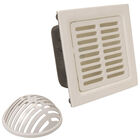 Zurn FD2375NH3F Drain,12"Sq Flr , Full Grate,6"Dp