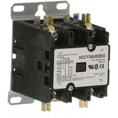 Hobart 00-087713-015-1 Contactor 2P 30/40A 208/240V