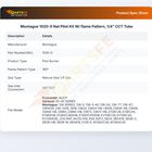 Montague 1020-0 Nat Pilot Kit W/ flame Pattern, 1/4" CCT Tube