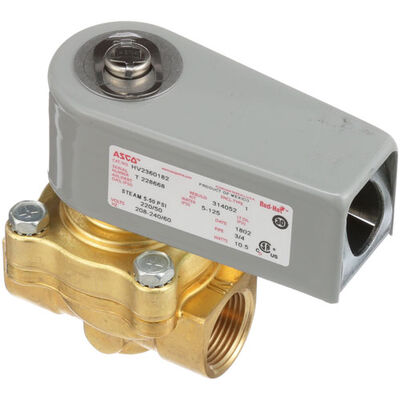 Hobart 00-270329-00002 Dishwashers Solenoid Valve W/ Junction Box 3/4" 240V