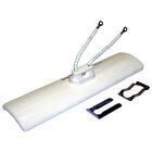 Hatco 02-07-008-00 White Ceramic Heater W/ 4" Wires and Ring Terminals, 10" X 2-1/2"